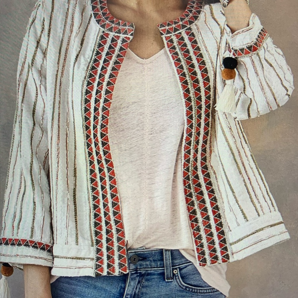 Cropped jacket by Johnny Was for Sundance